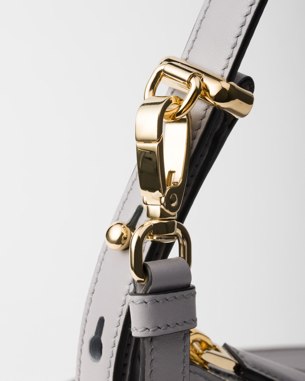Prada Arqué Small Leather Shoulder Bag - Image 4